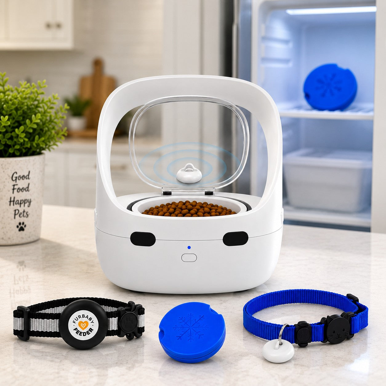 FurBabyFeeder Mini Supreme Bundle - Includes 2 RFID Tags + 2 Ice Packs