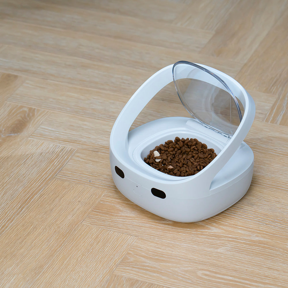 FurBabyFeeder Mini Automatic Cat Feeder - RFID Cat Food Dispenser with Collar Sensor - App Controll - Bluetooth - Ice Pack - Suitable for Both Wet and Dry Food - Multi-Pet