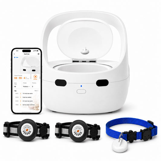 FurBabyFeeder Mini RFID Cat Feeder 3-Tag Bundle Stops Food Stealing